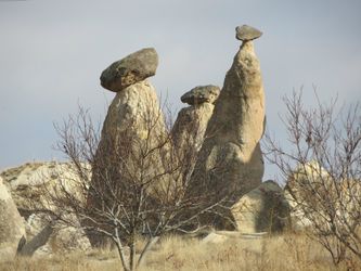 Cheminées de fée non loin de Göreme