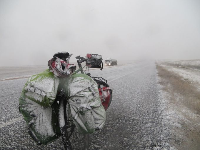 Et voilà la situation deux minutes plus tard. Je ne m’étais pas trompé. Je venais de photographier l'hiver! 
